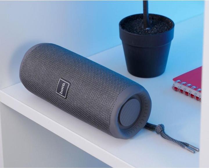 Actual product image Hoco Bluetooth speakers wireless speaker bluetooth HC16 gray (3 h)