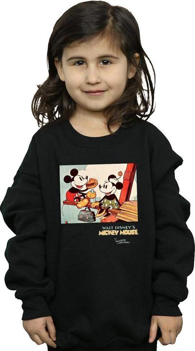 Actual product image Disney Girls Mickey Mouse Building A Building Sweatshirt (116)