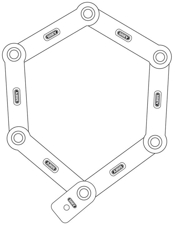 Produktbild Abus Bordo 6000 (75 cm)