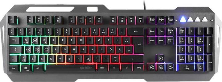 Immagine prodotto Speedlink LUNERA Wired, USB Gaming Keyboard tedesca retroilluminata, QWERTY, Windows® Nero (DE, Cablato)