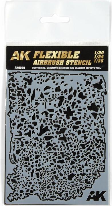 AK Interactive Flexible Airbrush Stencil 1/20 - 1/24 - 1/35