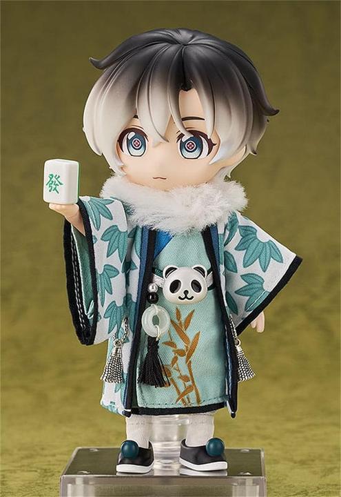 Actual product image Good Smile Company Original Character Nendoroid Doll Action Figure Chinese-Style Panda Mahjong: Laurier 14 cm