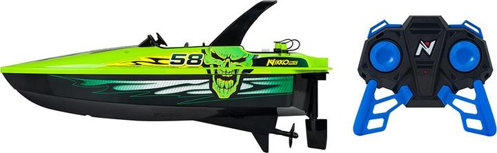 Produktbild Nikko 10171 Speedboot, ferngesteuertes RC Boot, Wasser Action bis 2,5 km/h, Robustes Motorboot, sch