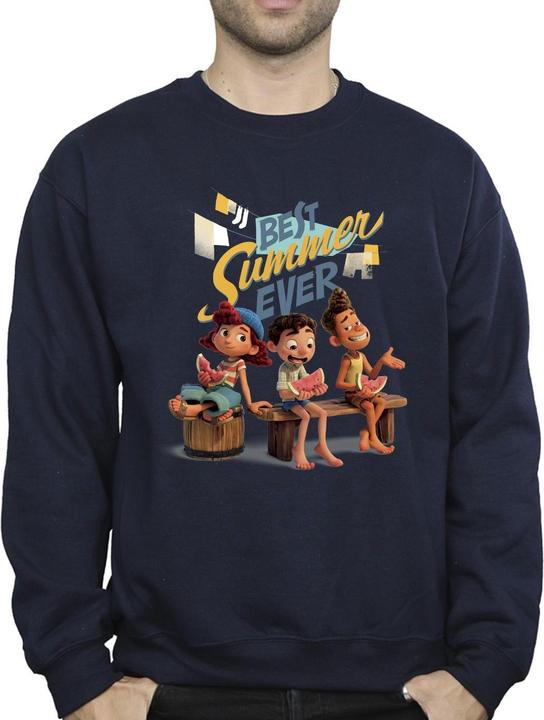 Actual product image Disney Mens Luca Best Summer Ever Sweatshirt (XL)