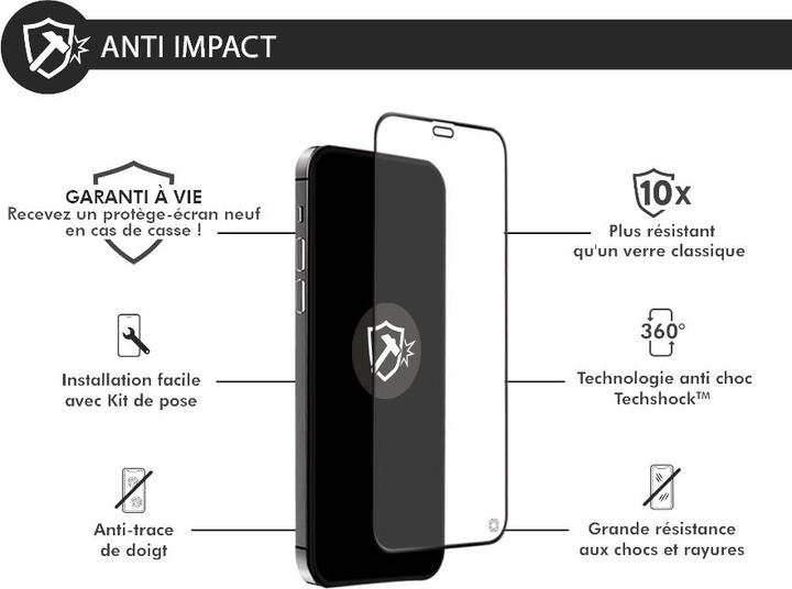 Image du produit Bigben Connected Protection d'écran en verre (1 pièce(s), Realme 12 Pro+, Apple iPhone 12)