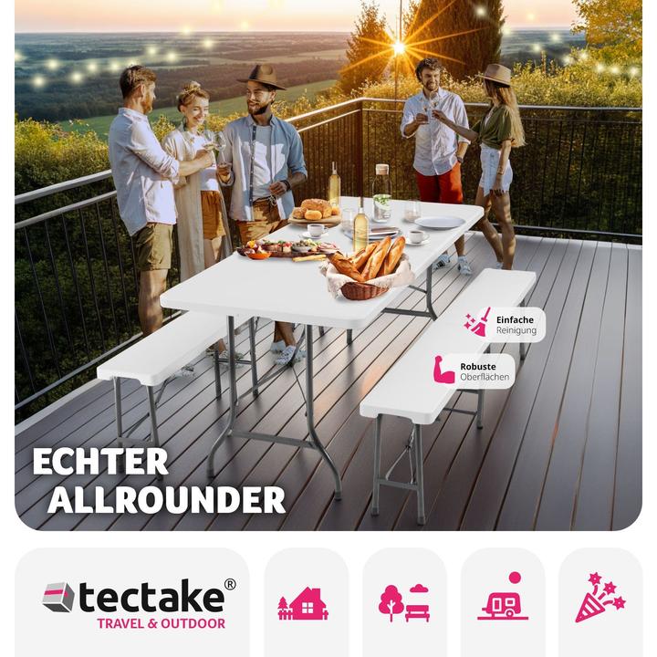 Image du produit tectake Ensemble de table de camping