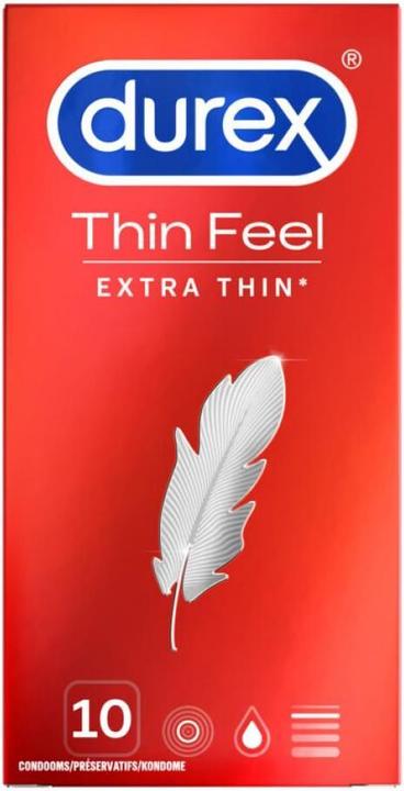 Actual product image Durex Thin Feel Extra Thin - 10 condoms (10 pcs.)