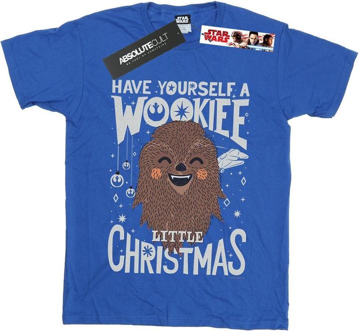 Actual product image Star Wars Boys Wookiee Little Christmas T-Shirt (140, 146)