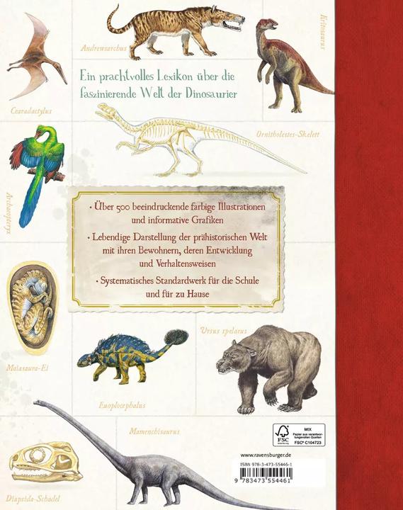 Image du produit Ravensburger Lexikon der Dinosaurier und Urzeittiere (Allemand, Julia Voigt, 2017)
