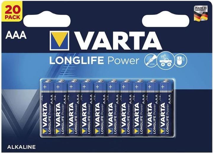 Produktbild Varta LONGLIFE Power (20 Stk., AAA, 1260 mAh)