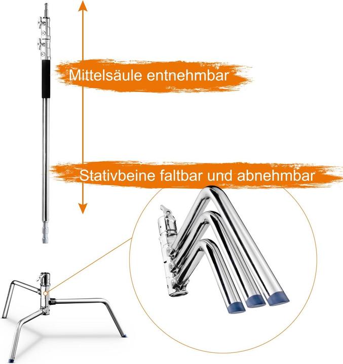 Produktbild Walimex pro Pro Lampenstativ extreme 20, 300cm (300 cm, 20 kg)
