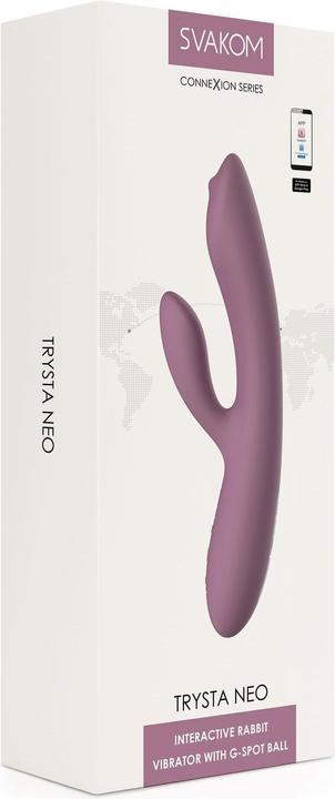 Image du produit Svakom Trysta Neo Vibromasseur Rabbit pour Point G - Rose