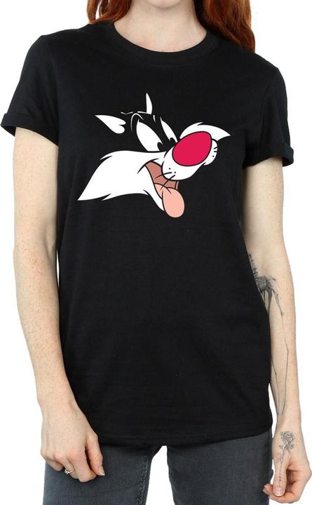 Immagine prodotto Looney Tunes Sylvester Face Maglietta Ampia Donna (3XL)