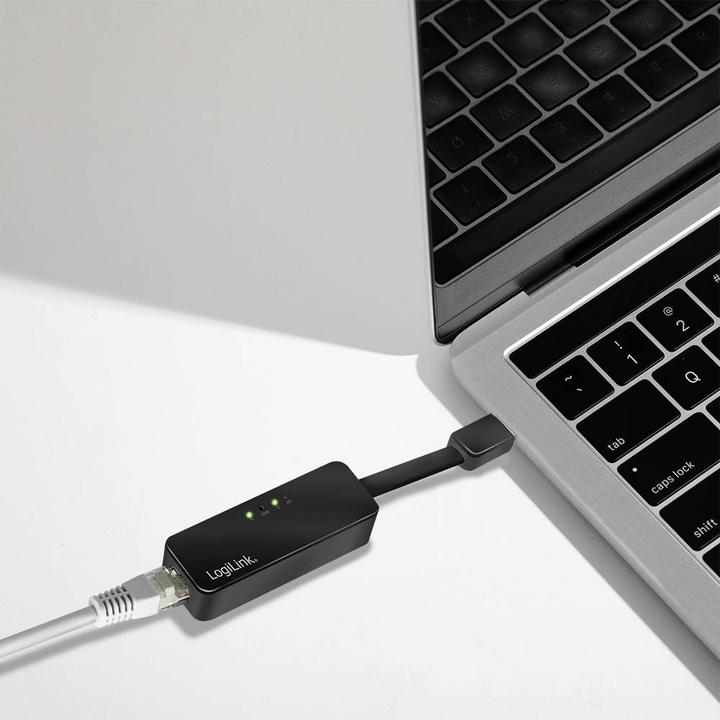 Produktbild LogiLink Gigabit Adapter (USB, RJ45 (1x))