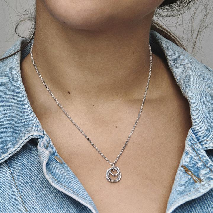 Produktbild Pandora Halskette Familie für Immer (Sterling-Silber, 60 cm)