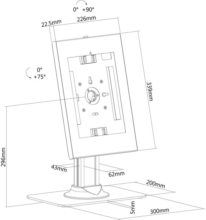 Image du produit PureMounts Pied de support PDS-6010