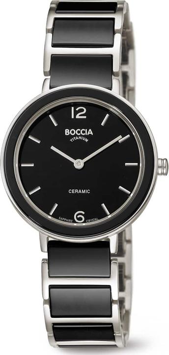 Produktbild Boccia 3311-02 Damenuhr Keramik Titanium 32mm 5ATM (Analoguhr, 32 mm)