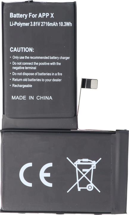 Produktbild AccuCell Akku Apple iPhone X 616-00351
