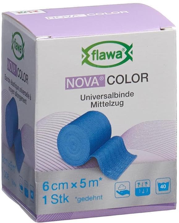 Actual product image Flawa Ideal bandage 6cmx5m blue