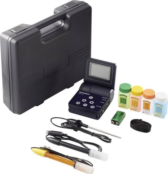 Produktbild Voltcraft KBM-700 Kombi-Messgerät Leitfähigkeit, pH-Wert, Redox (ORP), Temperatur, Salz