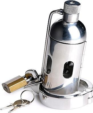 Actual product image Master Series Spiked Chamber Chastity Cage