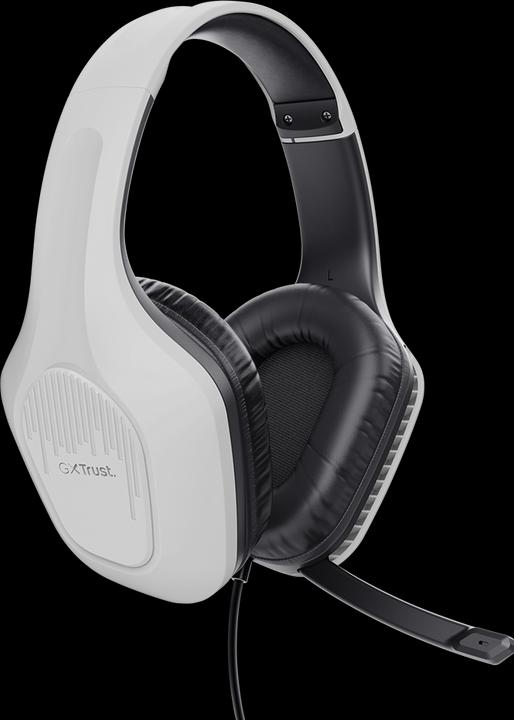 Actual product image Trust GXT415W ZIROX HEADSET - WHITE (Cable)
