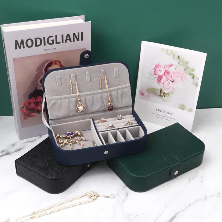 Actual product image Only-Bags.Store Portable Jewelry Box Jewellery Organizer Display Travel Jewelry Case Boxes