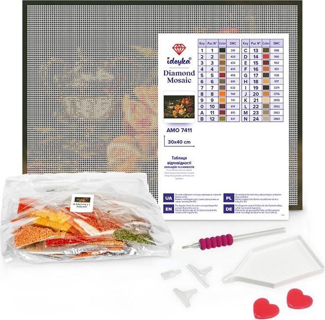 Produktbild Ideyka Diamond Painting - Katzen mit Rahmen 30 x 40 cm