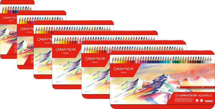 Produktbild Caran d'Ache Supracolor Aquarelle Metallschachtel (Mehrfarbig, 18 x)