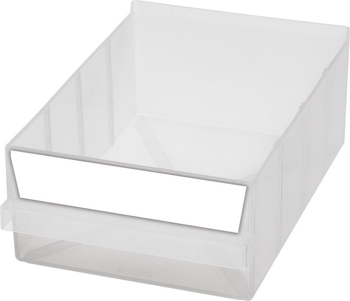 Produktbild Raaco Etikettensatz 8 Stück B155xH32mm für Schubladentyp F weiss / klar