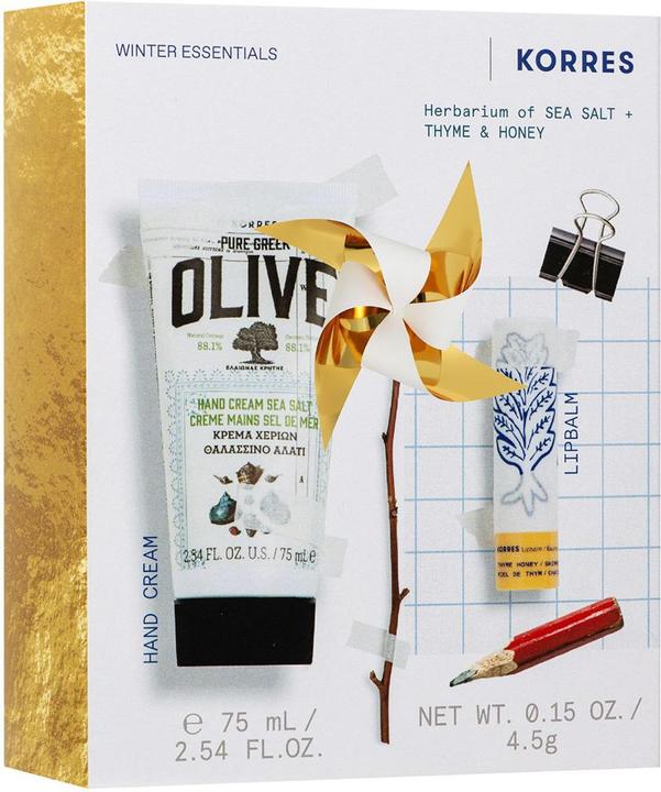 Korres Winter Essentials Hand- und Lippen Pflegeset