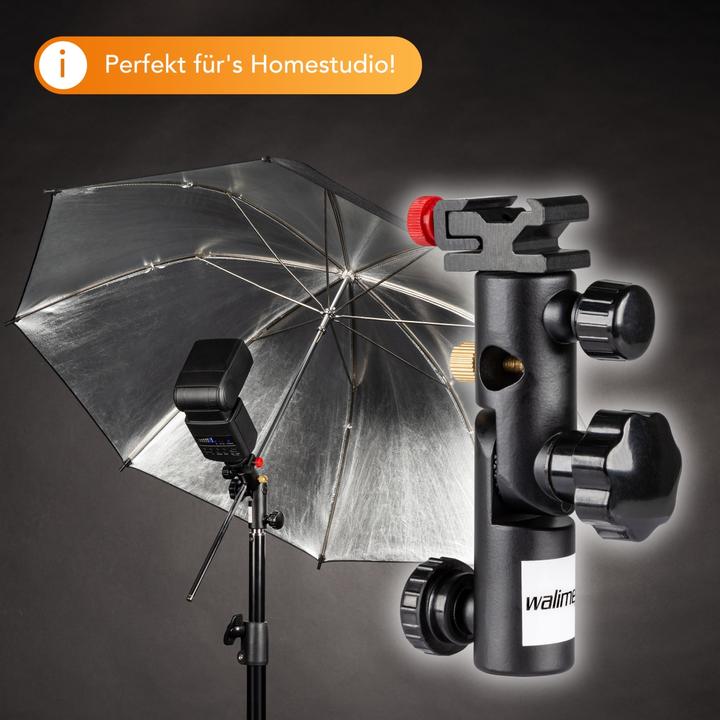 Immagine prodotto Walimex Porta flash e portaombrelli in metallo