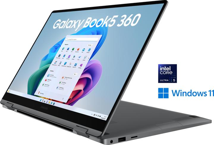 Actual product image Samsung Galaxy Book5 360 (15.60", Intel Core Ultra 5 228V, 32 GB, 512 GB, DE)