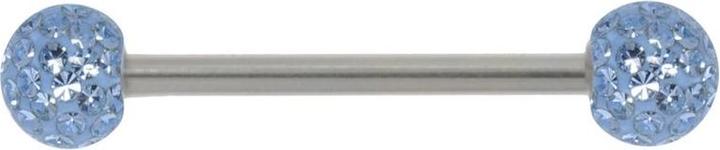 Image du produit Bijouteria Piercing langue (Acier chirurgical 316L, Résine époxy, Zircone)