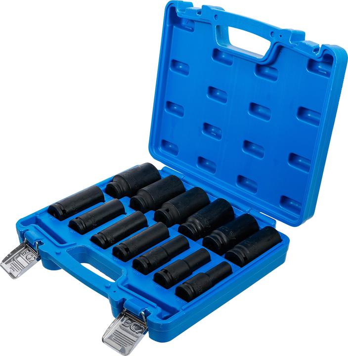 Immagine prodotto BGS Set di bussole esagonali, profonde 12,5 mm (1/2") dimensioni in pollici 13 pz. (12,5 mm)
