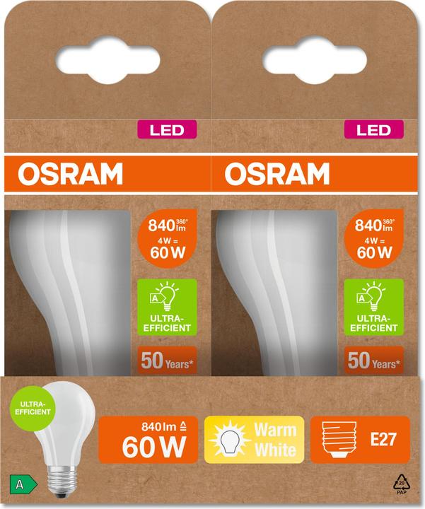 Immagine prodotto Osram Filamento Led Classic A (E27, 4 W, 840 lm, 1 x, A)