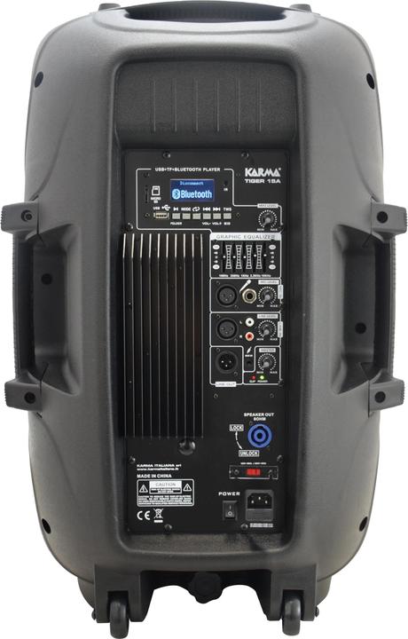 Actual product image Italiana Tiger 15A Independent PA System 205 W Black