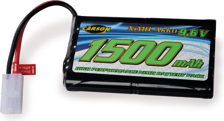 Actual product image Carson 9.6V/1500mAh NiMH Power Battery TAM (9.60 V, 1500 mAh)