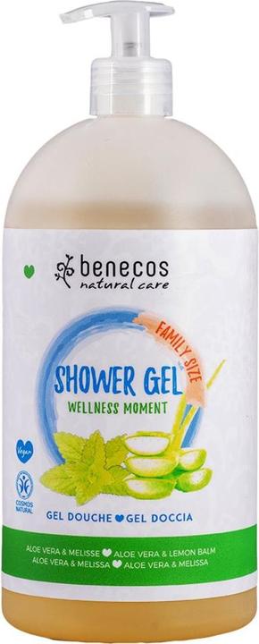 Image du produit Benecos Gel douche Wellness Moment Aloe Vera & Lemon Balm Family Size gel (950 ml)