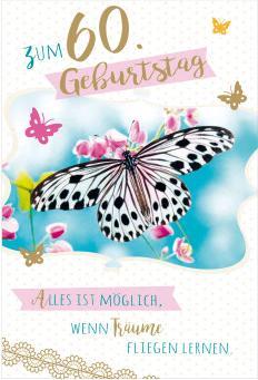 Susy Card Geburtstagskarte - 60. Geburtstag "Falter"