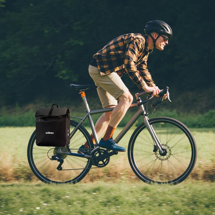 Actual product image Wiltec Gepäckträgertasche (22 l, Luggage carrier bag)