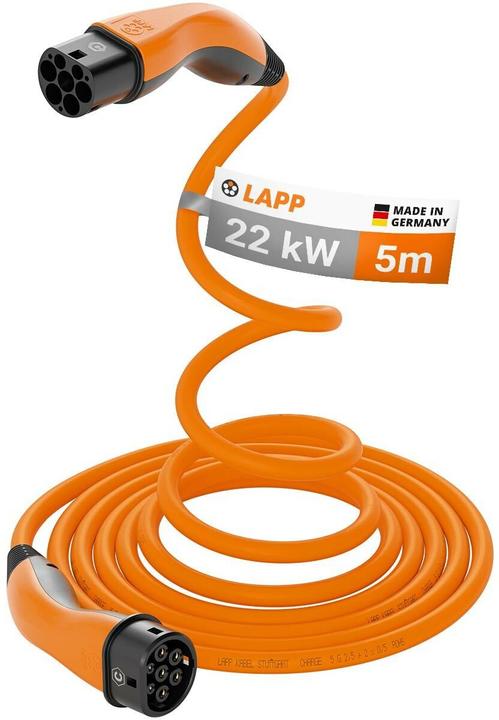 Image du produit Lapp Mobility Helix (Type 2, 22 kW, 32 A, 5 m)