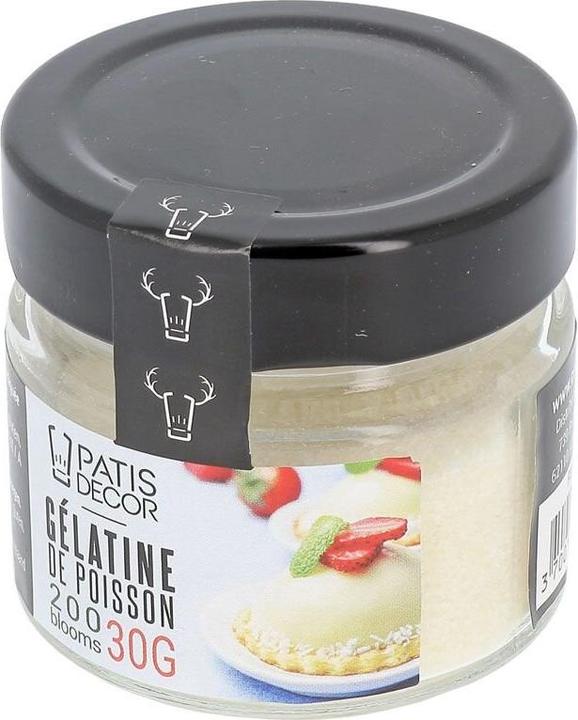 Image du produit Patisdécor Poudre de gélatine de poisson 200 Bloom (50g) (19.80 g)