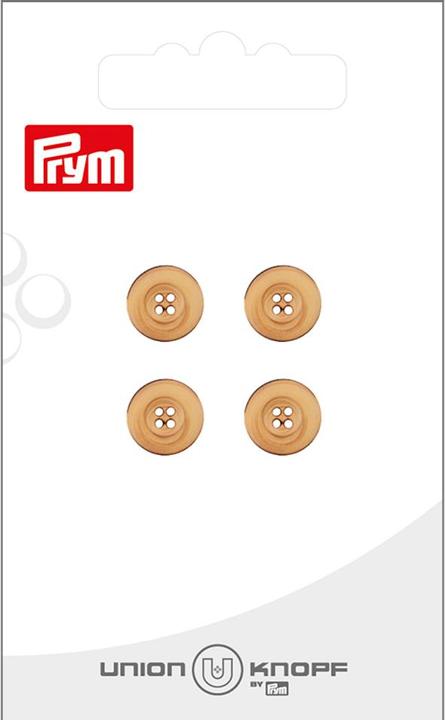 Produktbild Prym Knöpfe 4-Loch 10 mm, 4 Stück, Beige