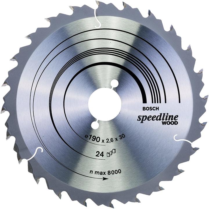 Bosch Professional Zubehör PRO Wood circular saw blade, 190 x 2.4 x 30 mm