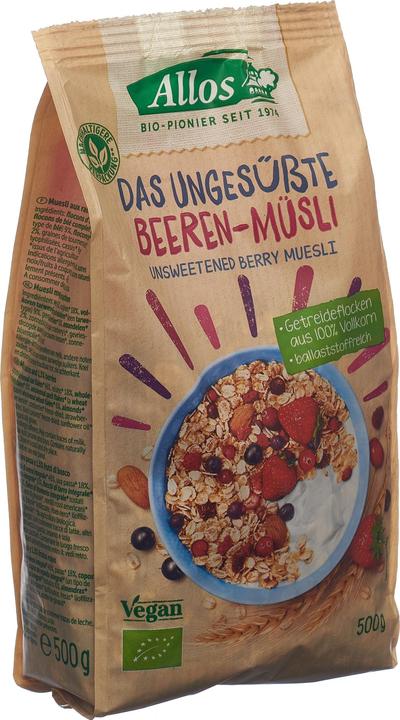 Produktbild Allos Das ungesüsste Beeren-Müsli (500 g)