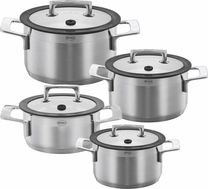 Immagine prodotto Rösle Silence Pot Set 4 pezzi (2 cm, Set di pentole e padelle da cucina)