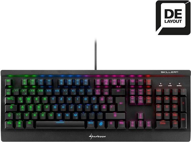 Immagine prodotto Sharkoon Skiller Mech SGK3 (DE, Cablato)