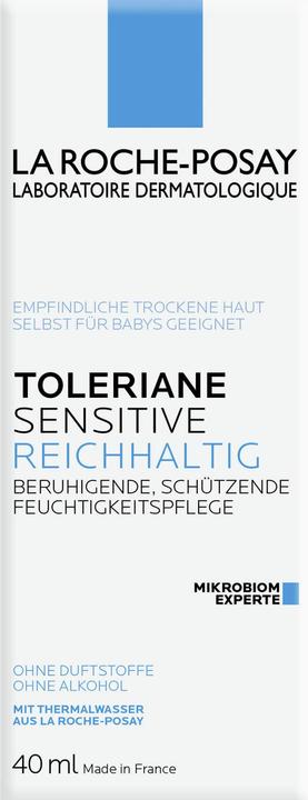 Actual product image La Roche Posay Toleriane Sensitive Reichhaltig (40 ml, 24h cream, Up to SPF 10)