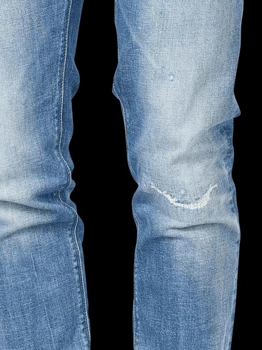 Actual product image Pepe Jeans Stanley Destroyed Tapered Fit Medium Blue (W29/L32)
